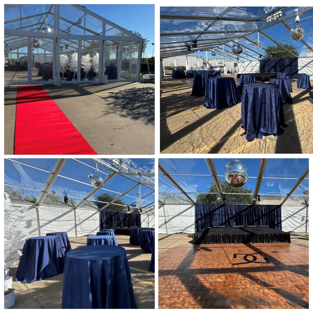 Climate Controlled Tent Rentals for Houston's Spring, Summer, Fall and Winter Events.