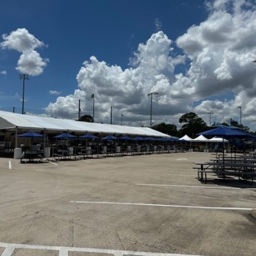 40X120X10 White Structure Tent - Private School Event